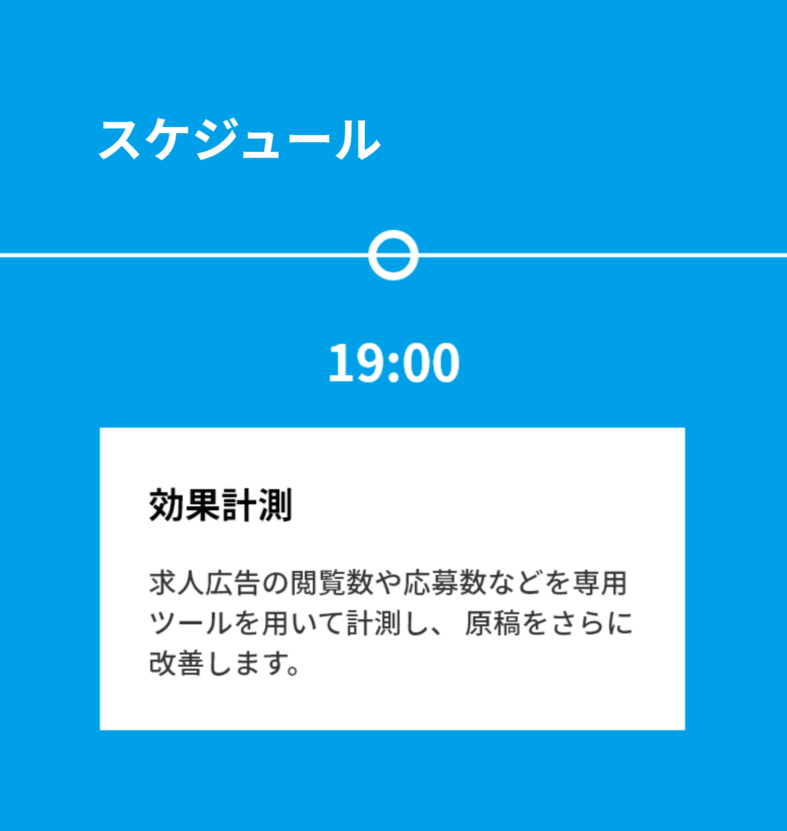 スケジュール